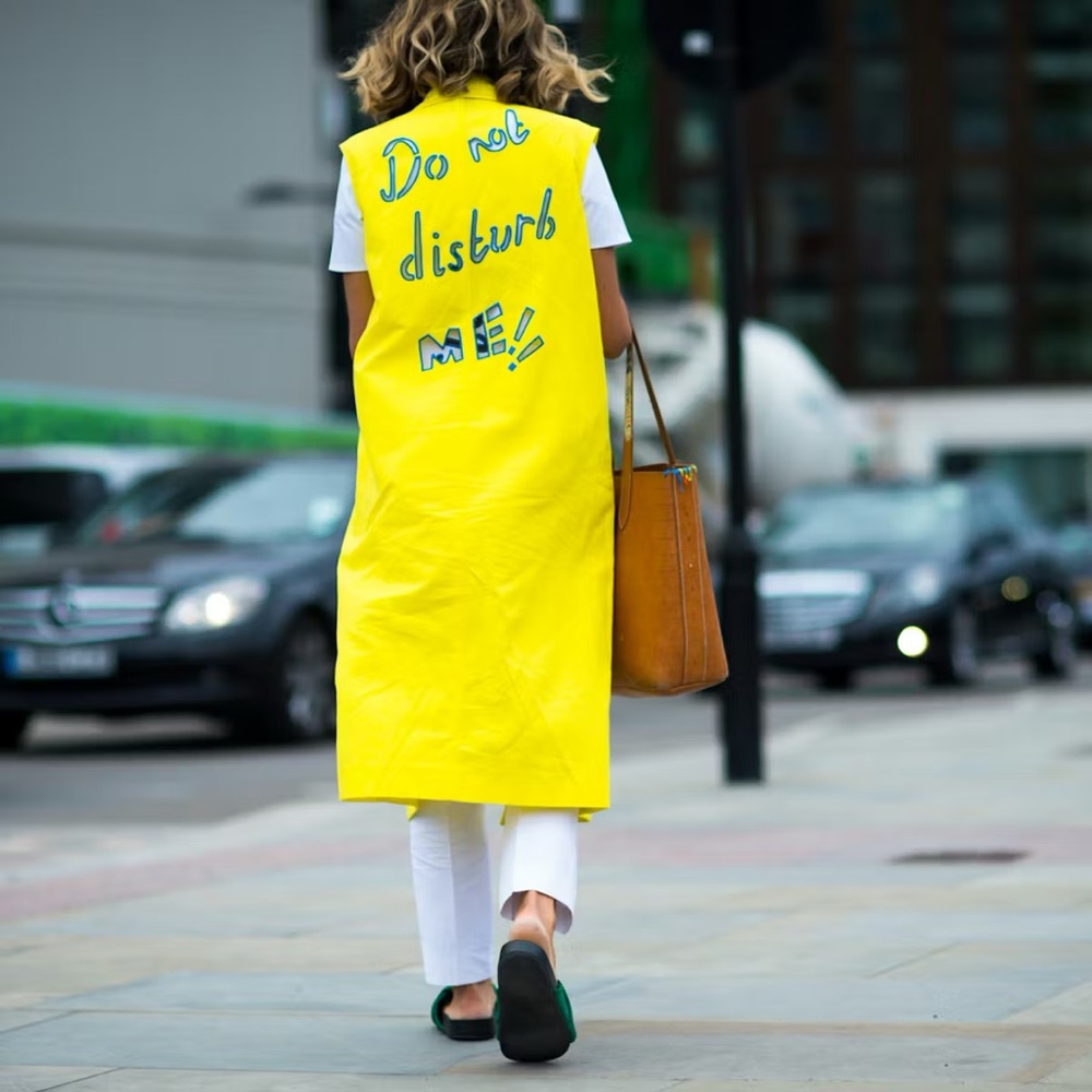 Mira Mikati Vibrant Yellow Coat